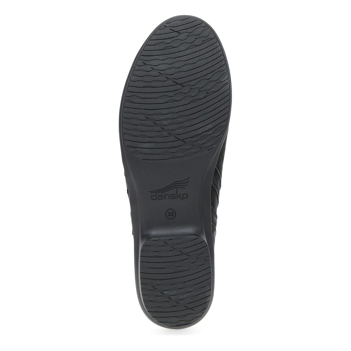 Cheryl Wide Black Burnished Nubuck Dansko Women