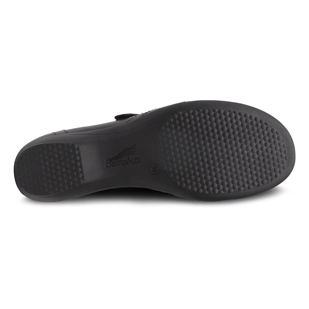 Fawna Wide Black Milled Nappa Dansko Women|For Work