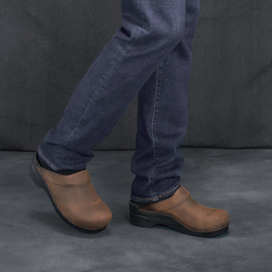 Karl Antique Brown/Black Dansko Men|For Work