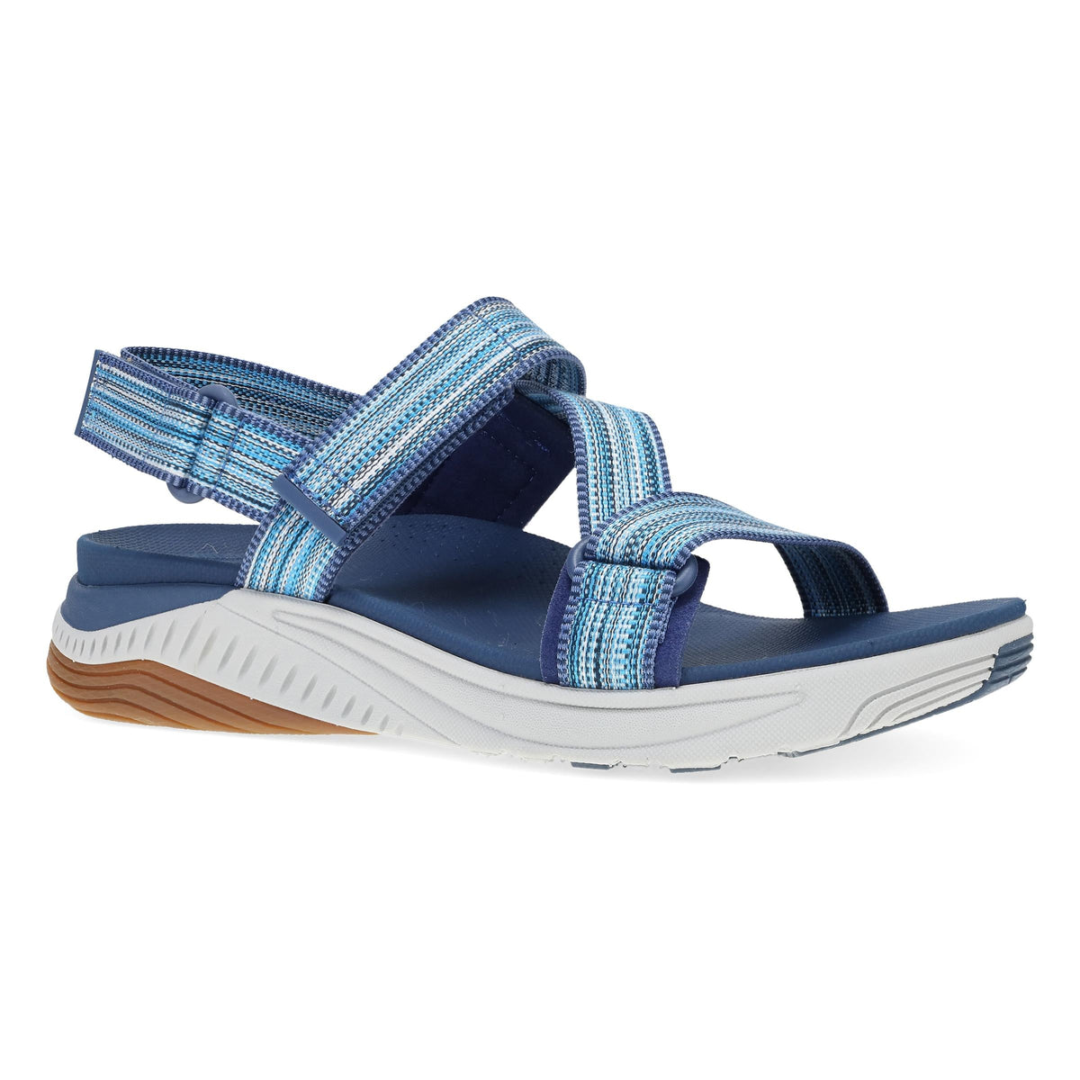 Blue Multi Webbing Sandal,36