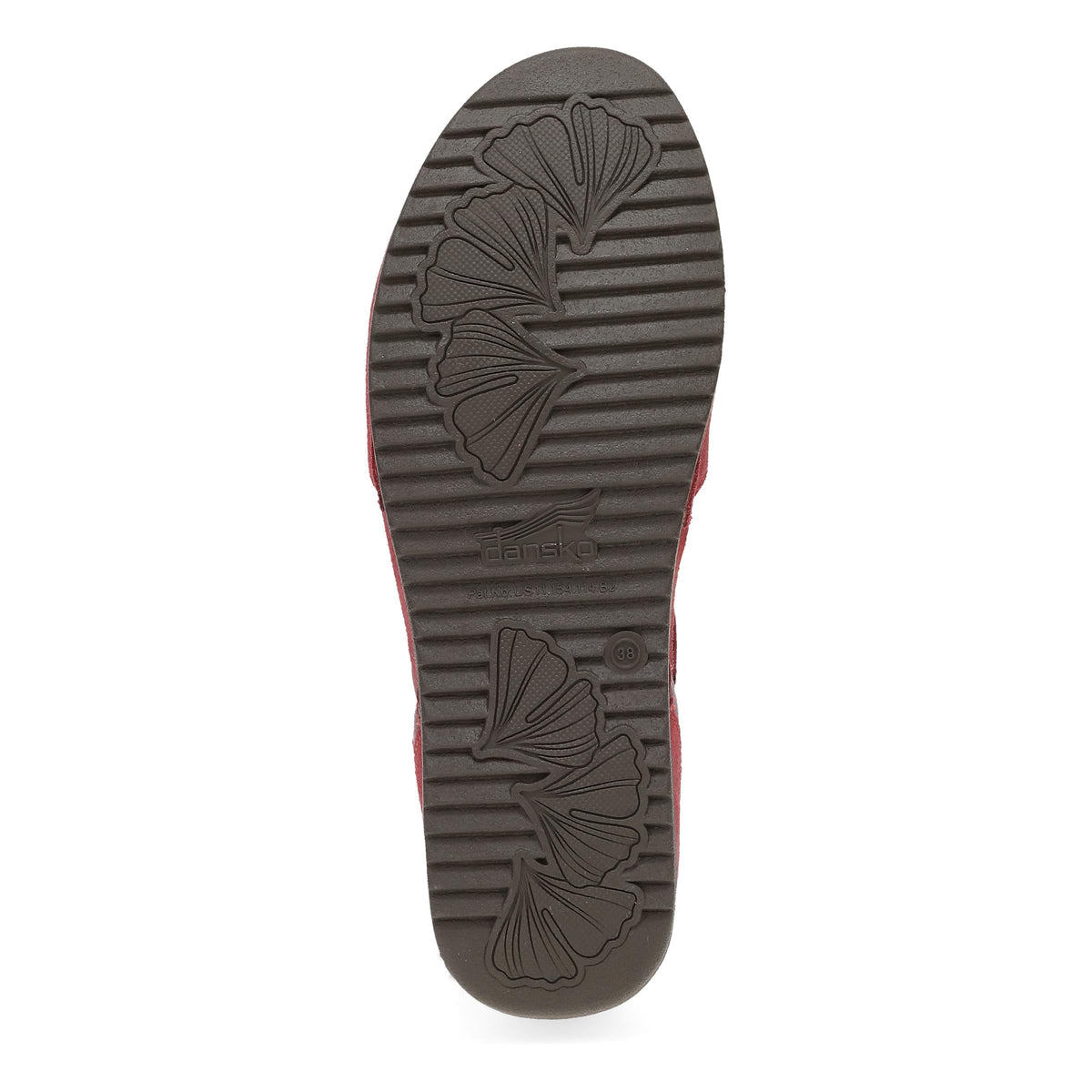 Mae Red Burnished Suede Dansko Sale|Women