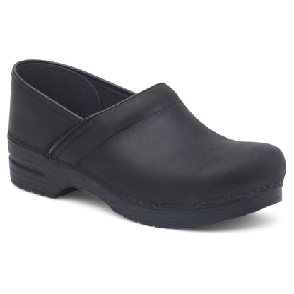 Black Oiled Clog,36