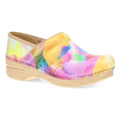 Watercolor Leather Clog,35