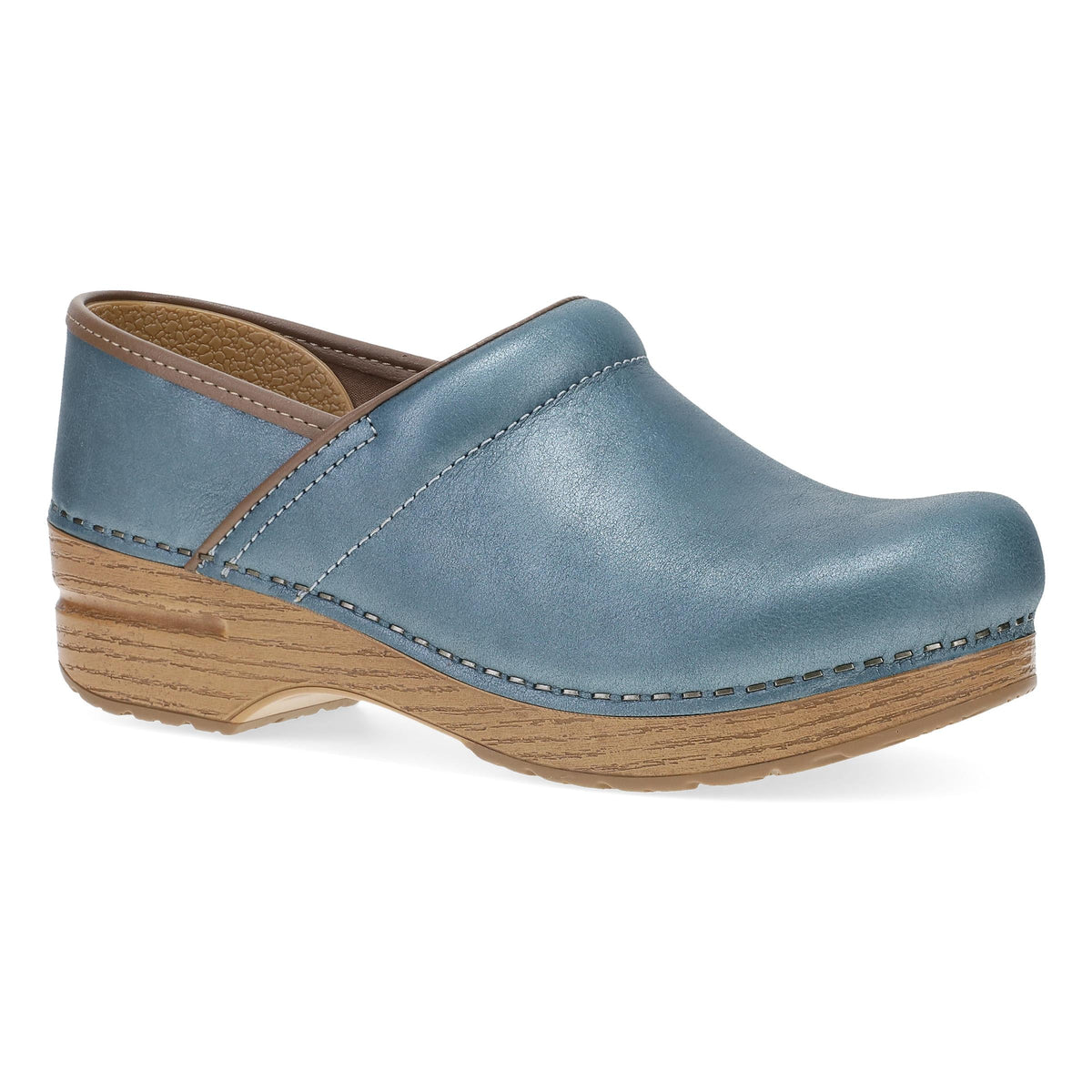 Blue Metallic Clog,35