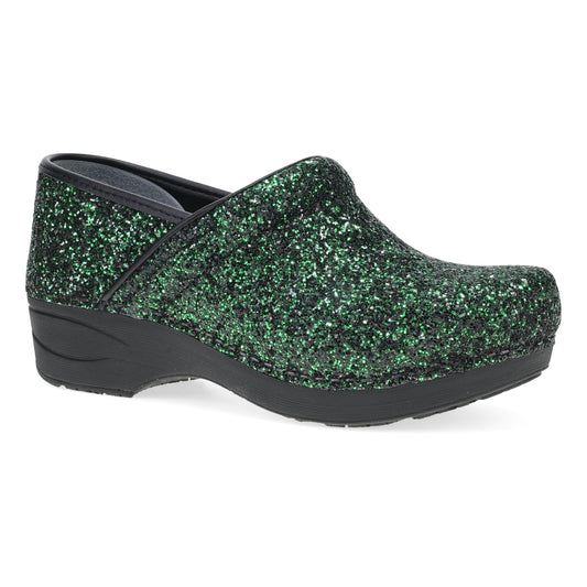 XP 2.0 Elixir Green Glitter Dansko Women|For Work