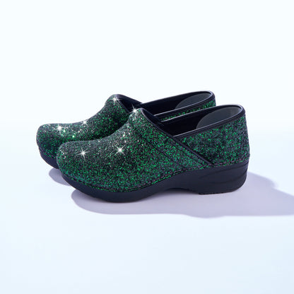 XP 2.0 Elixir Green Glitter Dansko Women|For Work