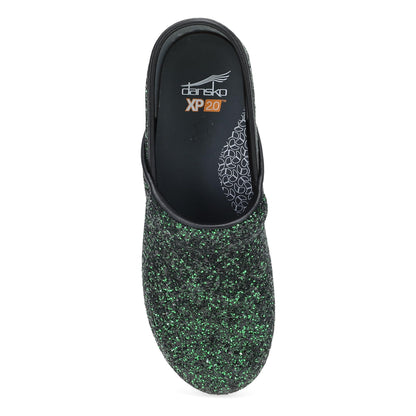 XP 2.0 Elixir Green Glitter Dansko Women|For Work