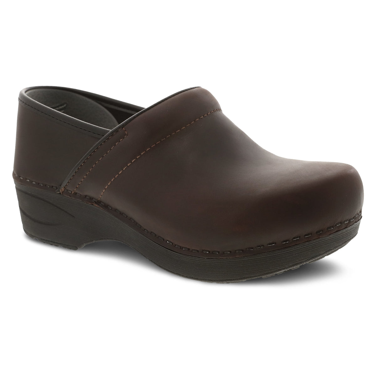 Brown Waterproof Pull Up Clog,36