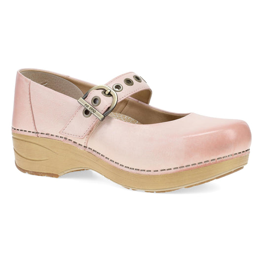 XP 2.0 Mary Jane Clog Pink Leather Dansko Women|For Work