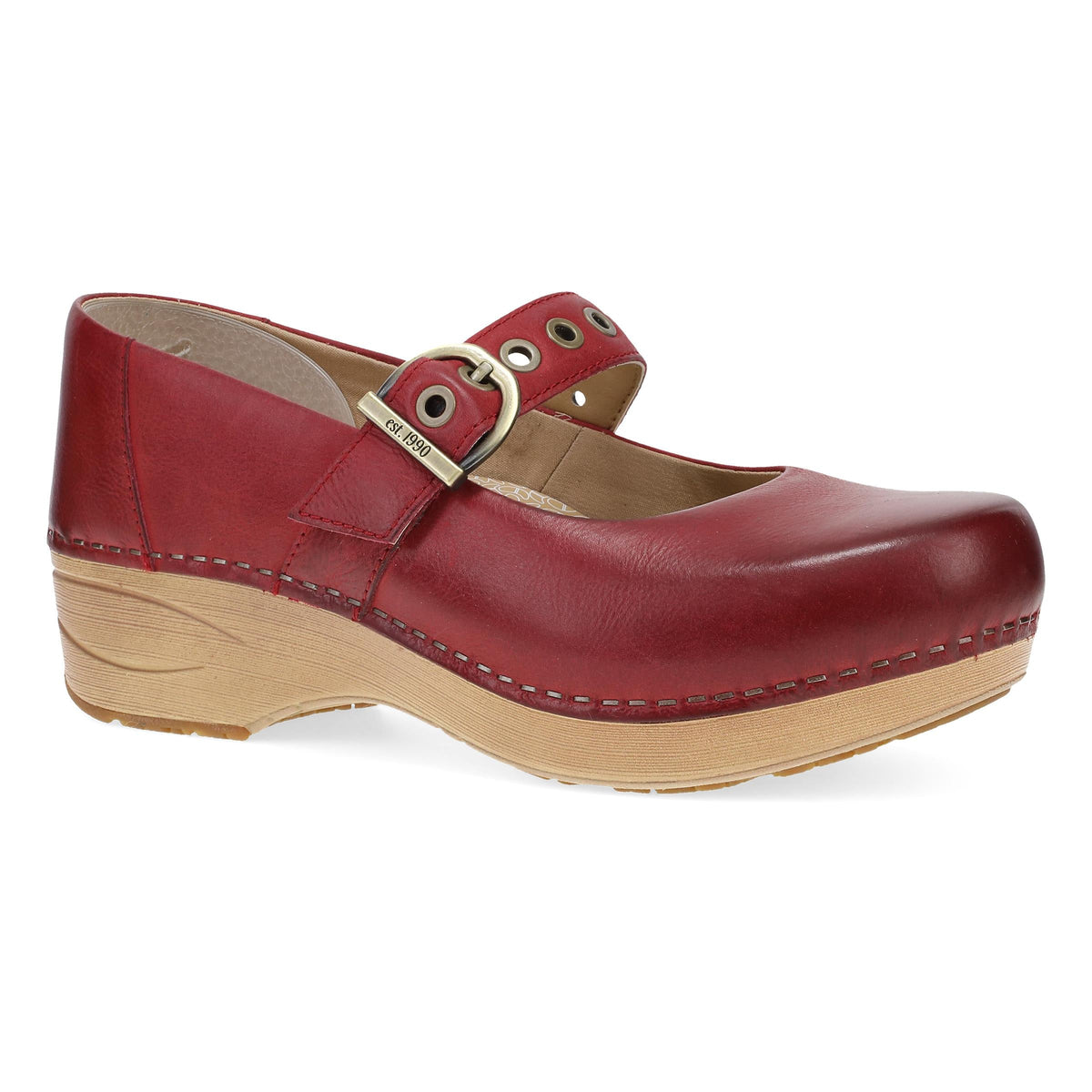 XP 2.0 Mary Jane Red Leather Dansko Women|For Work