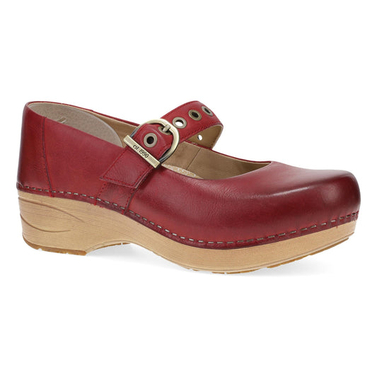 Wide XP 2.0 Mary Jane Clog Red Dansko Women|For Work