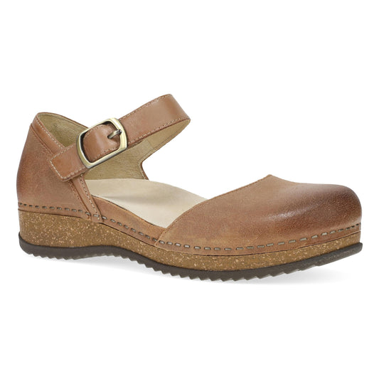 Mae Tan Burnished Suede Dansko Women