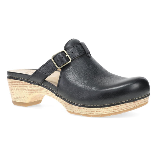 Leandra Black Leather Dansko Women|For Work