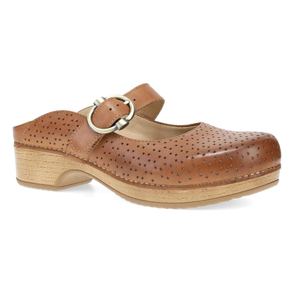 Tan Burnished Calf Mary Jane,36