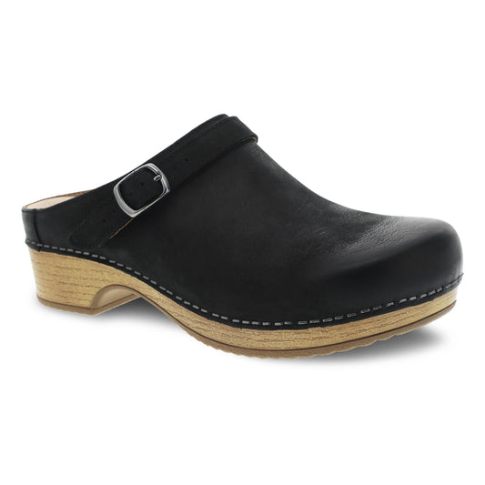 Berry Black Burnished Nubuck Dansko Women