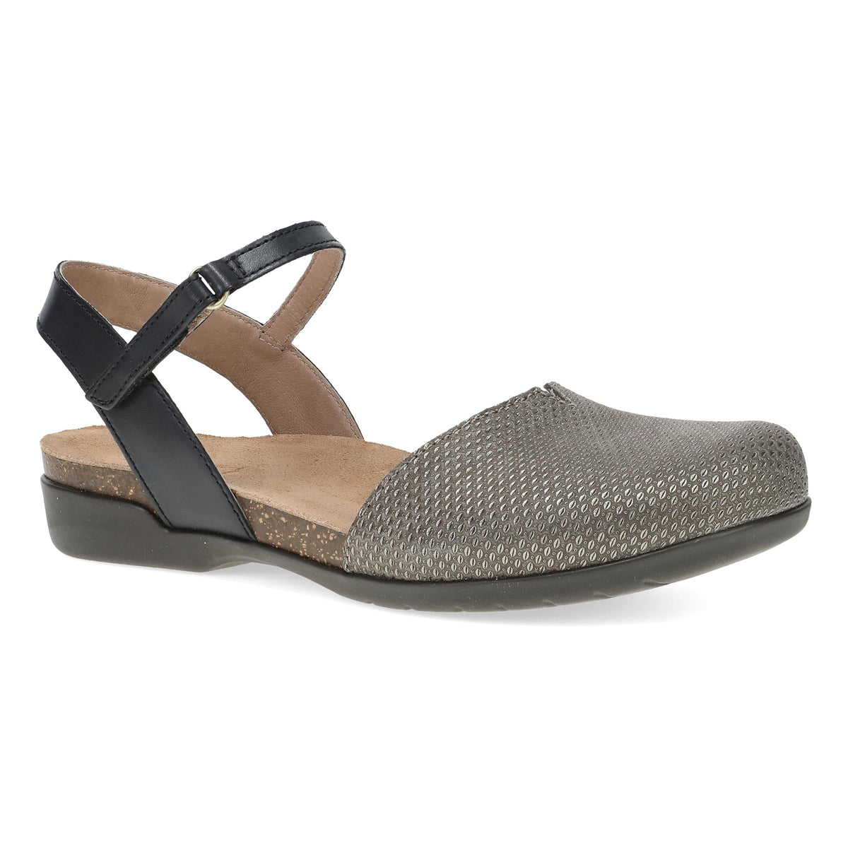 Grey/Pewter Leather Mary Jane,36