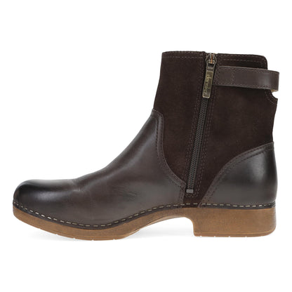Monique Chocolate Burnished Calf Dansko Women|For Work