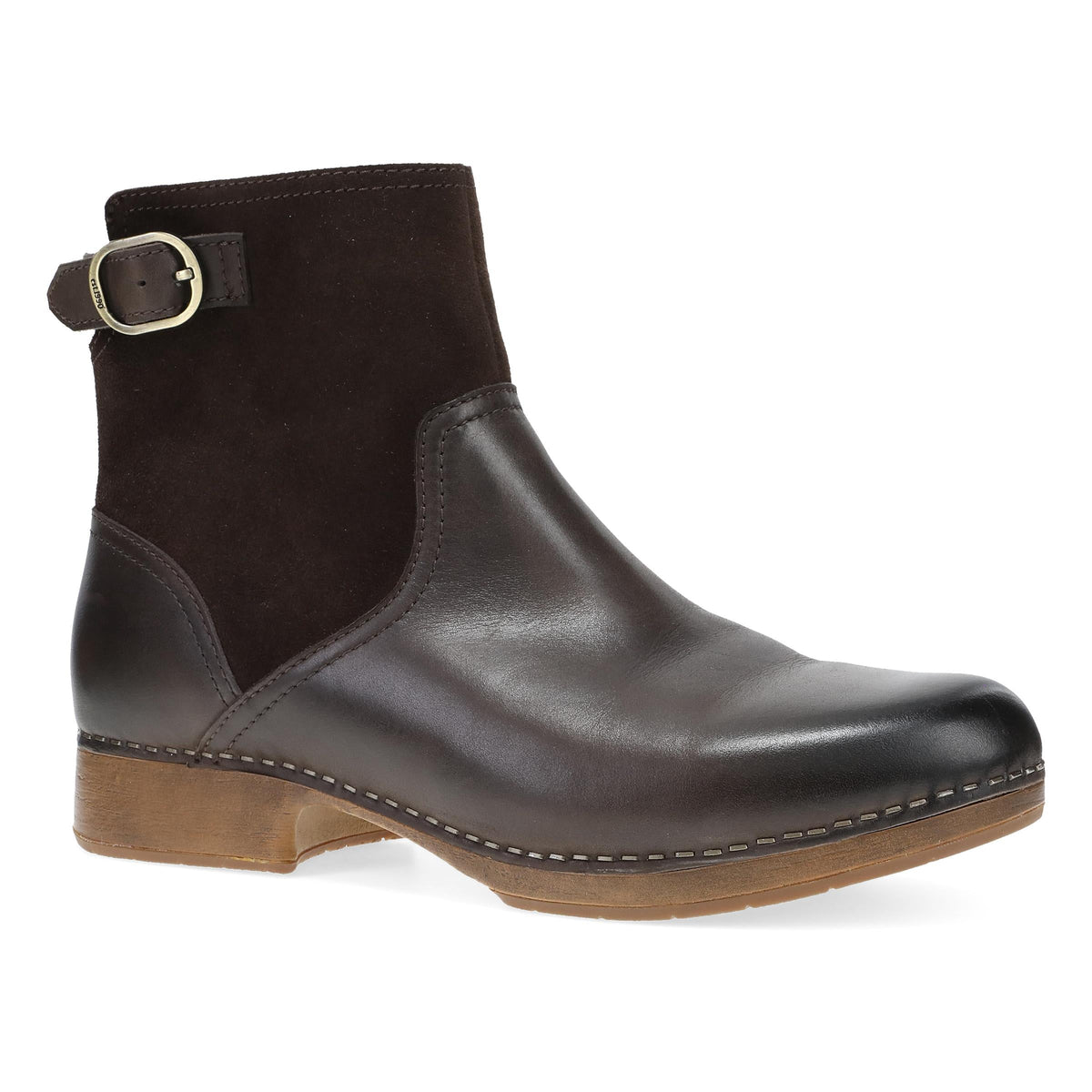 Chocolate Burnished Calf Boot,36