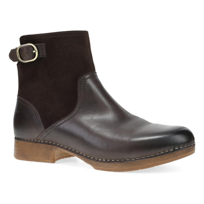 Chocolate Burnished Calf Boot,36