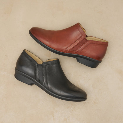 Cheryl Wide Black Burnished Nubuck Dansko Women
