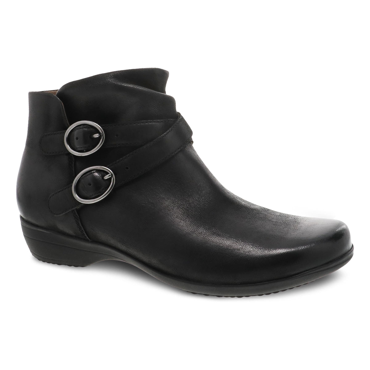 Faithe Black Burnished Nubuck Dansko Women|For Work