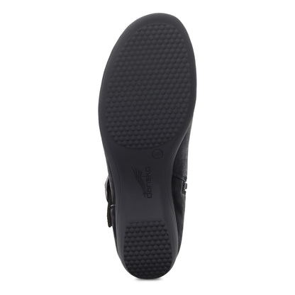 Faithe Black Burnished Nubuck Dansko Women|For Work