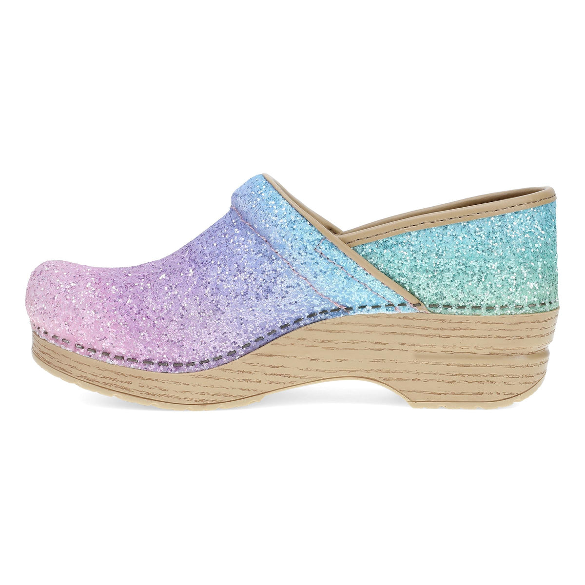 Wide Pro Pastel Rainbow Glitter Dansko Women