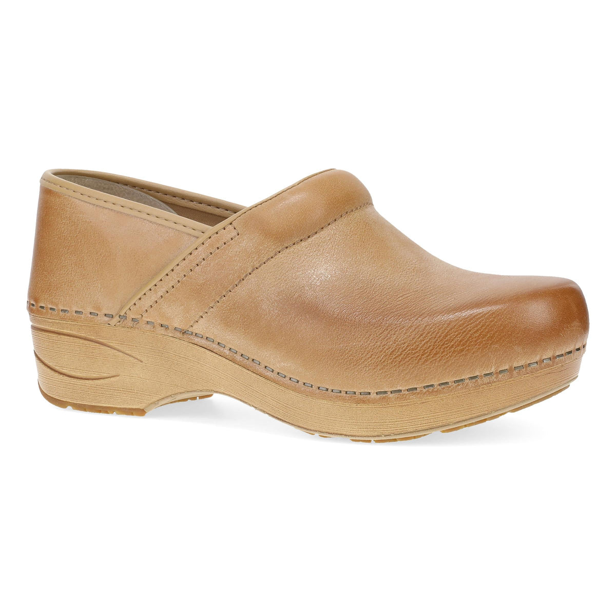 Honey Distressed Clog,36