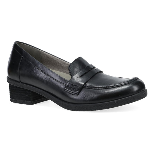 Danica Wide Black Waterproof Burnished Dansko Women|For Work