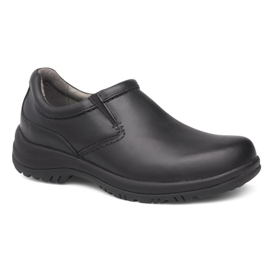 Wynn Black Leather Dansko Men|For Work