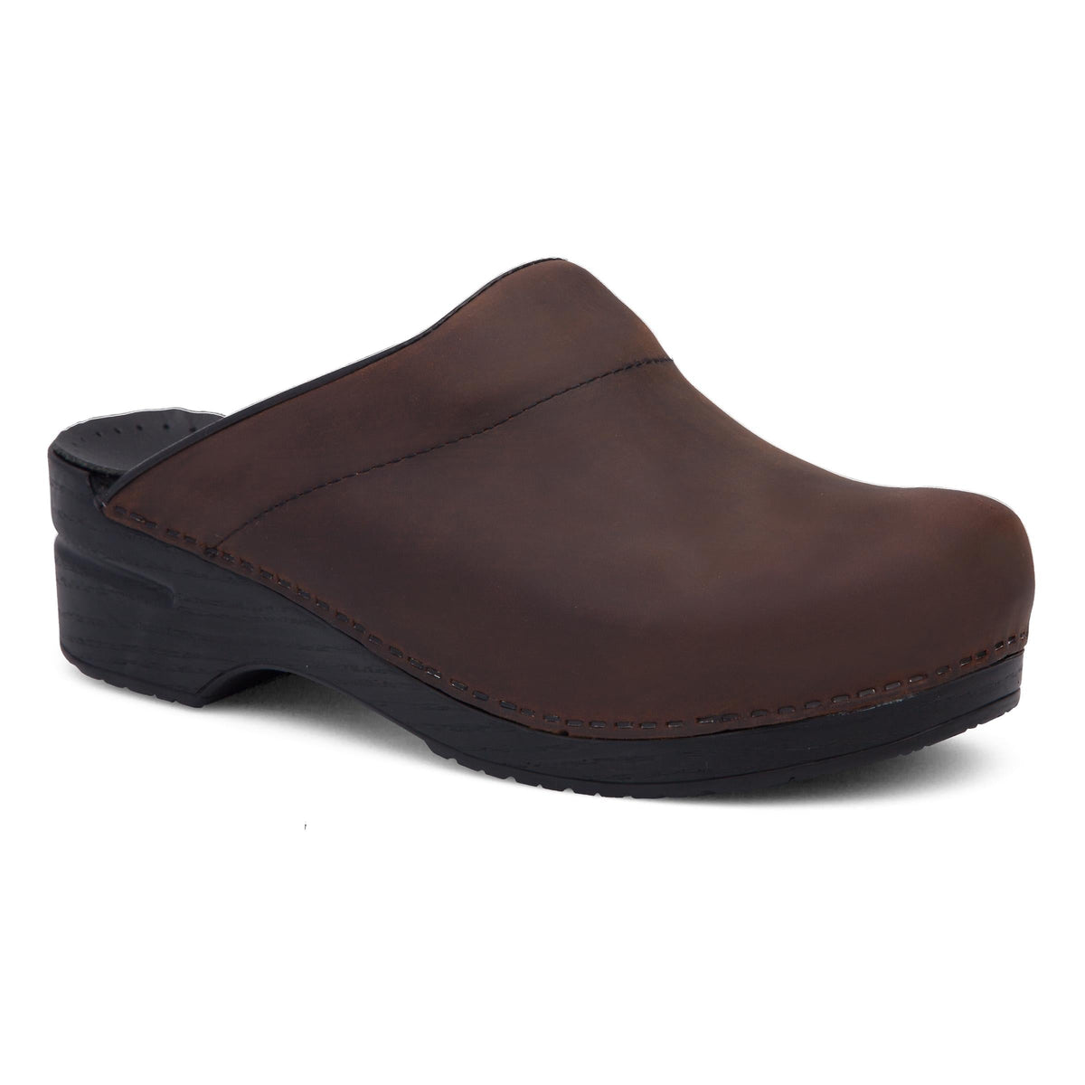 Antique Brown Oiled Mule,42
