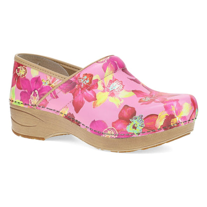 Tropical Pink Leather Clog,35