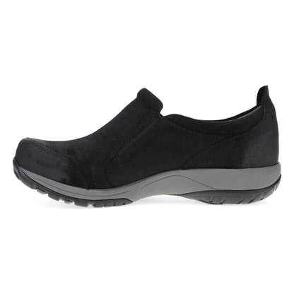Pippy Black Waterproof Burnished Suede Dansko For Work|Women