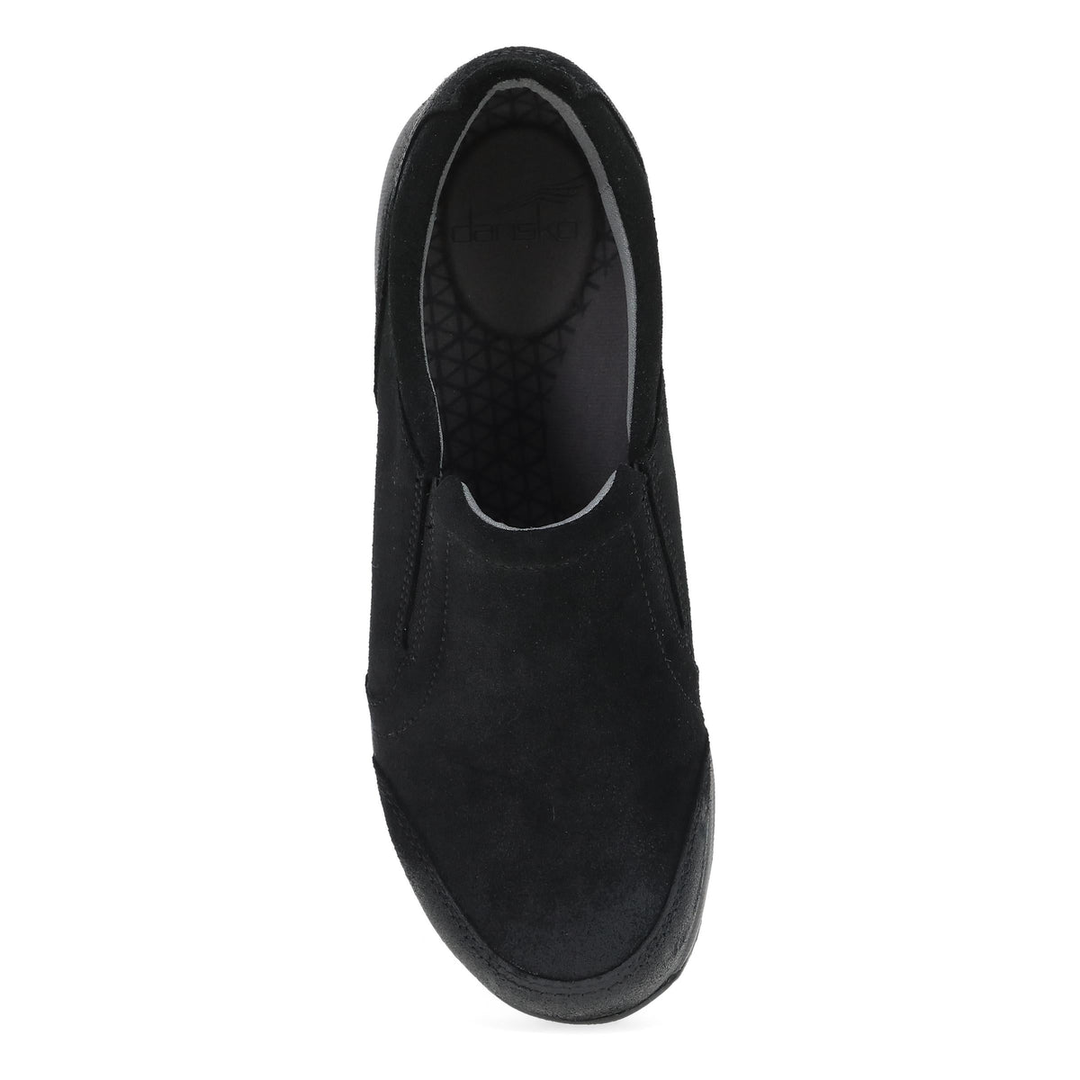 Pippy Black Waterproof Burnished Suede Dansko For Work|Women
