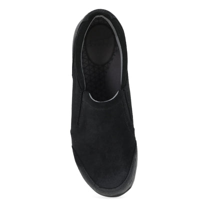 Pippy Black Waterproof Burnished Suede Dansko For Work|Women