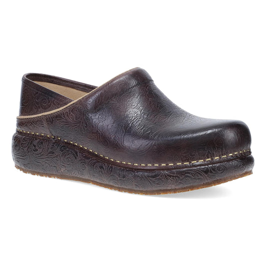 Platform Pro Brown Tooled Dansko For Work|Women