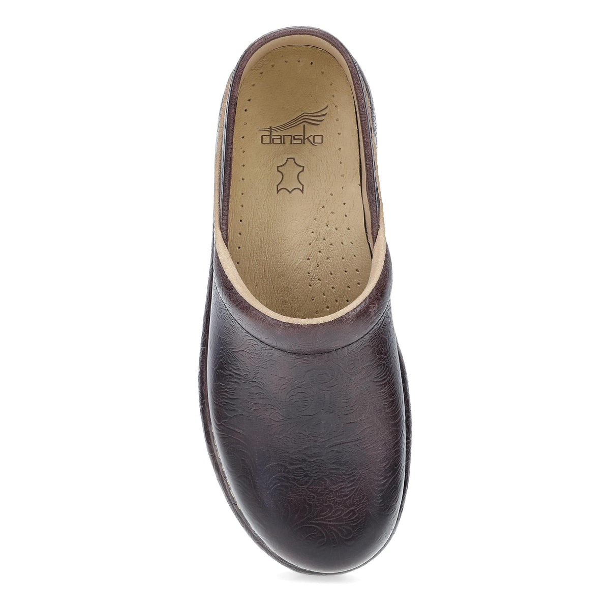 Platform Pro Brown Tooled Dansko For Work|Women