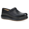 Black Burnished Nubuck Clog