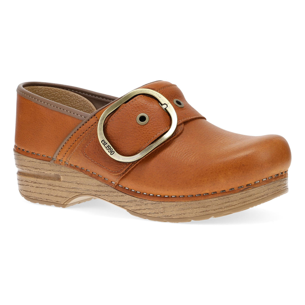 Tan Tumbled Clog,36