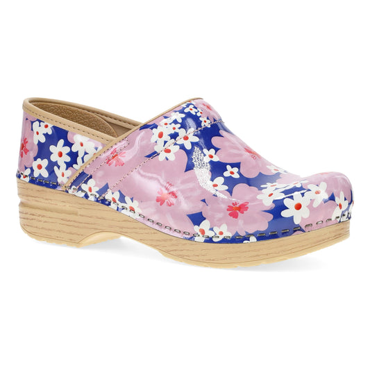 Wide Pro Pink Bloom Patent Dansko For Work|Women|Sale