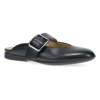 Black Nappa Mule,36