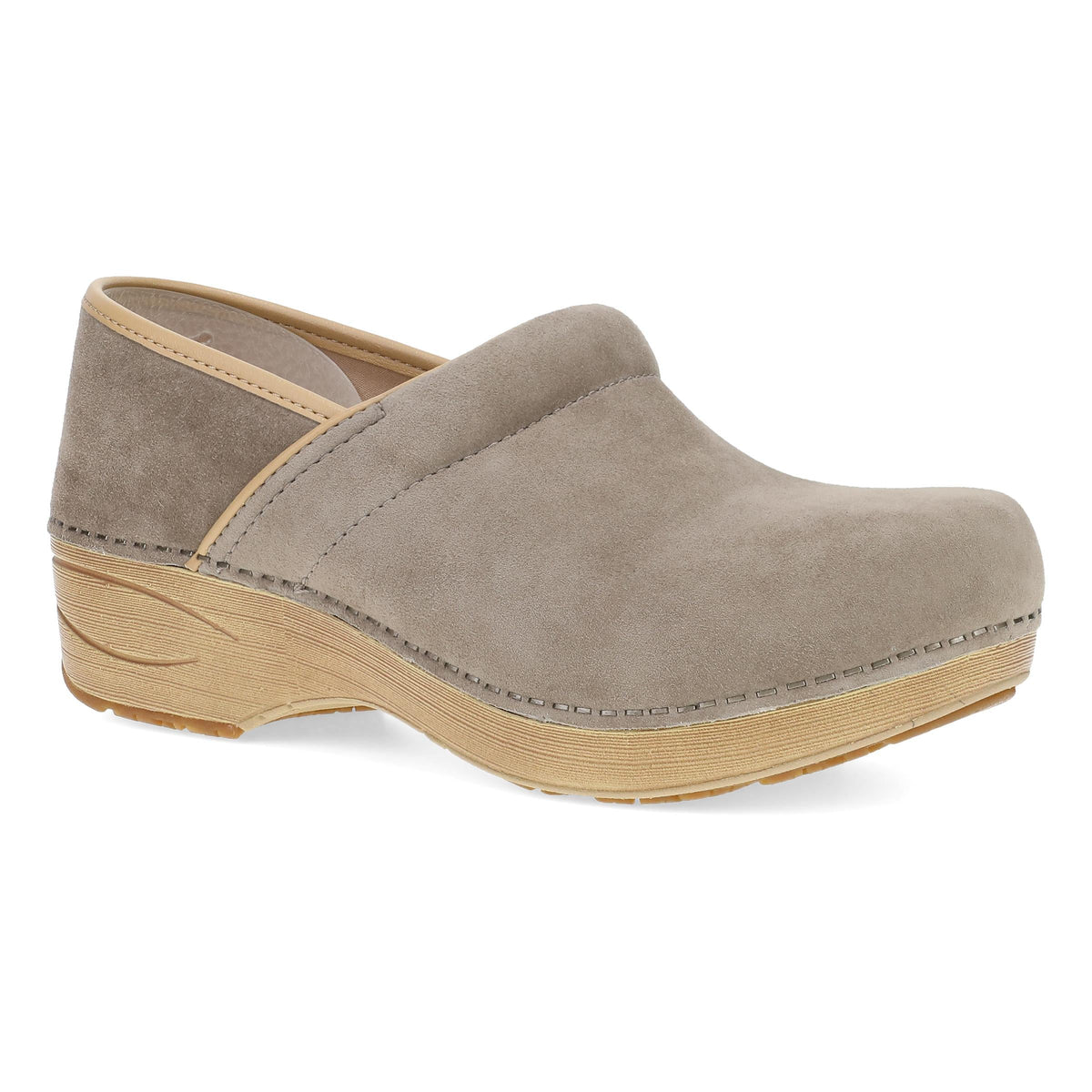 Taupe Suede Clog,36