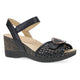Black Woven Sandal