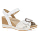White Woven Sandal