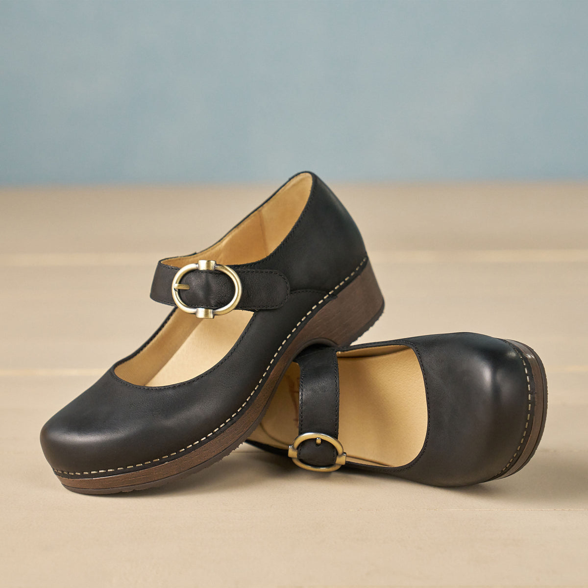 Bonny Mary Jane Black Dansko Women