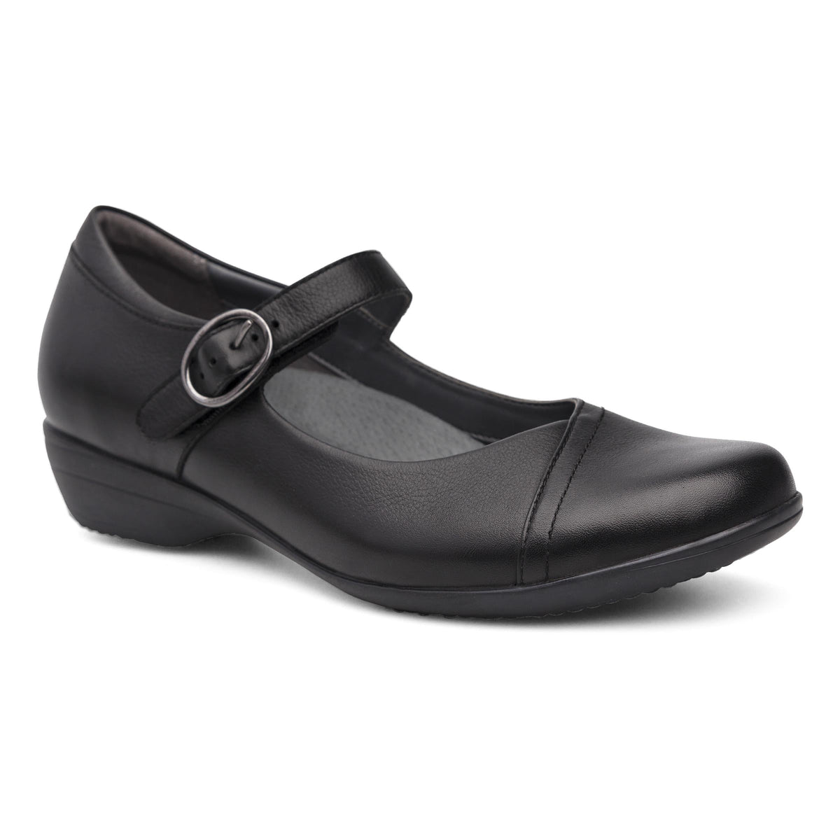 Fawna Black Milled Nappa Dansko Women|For Work