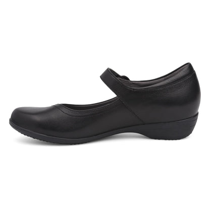 Fawna Black Milled Nappa Dansko Women|For Work