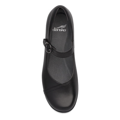 Fawna Black Milled Nappa Dansko Women|For Work
