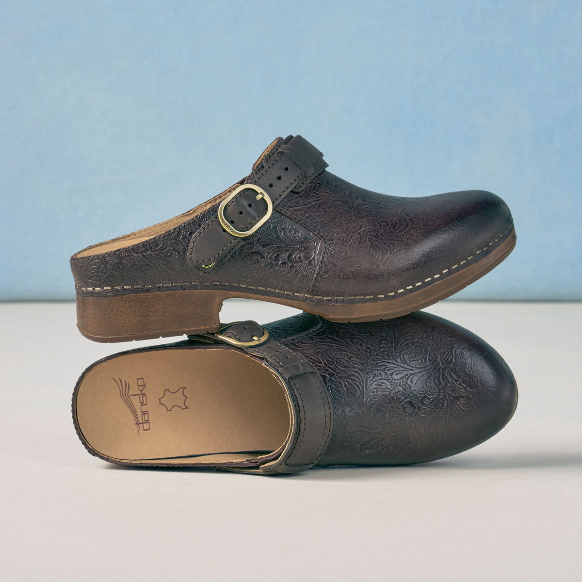 Millie Chocolate Tooled Dansko Women|For Work