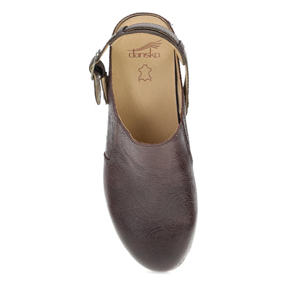 Millie Chocolate Tooled Dansko Women|For Work